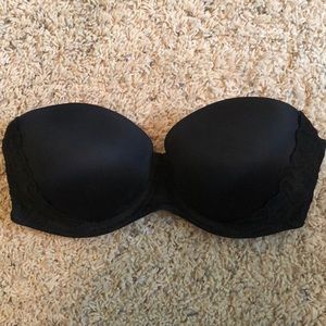 Victoria’s Secret pink bra 32Dd strapless